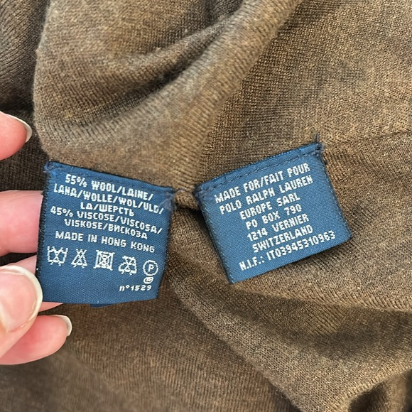 Ralph Lauren Collection size 12/L a-line brown wool dress, great price - Picture 7 of 10